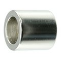 Midwest Fastener Round Spacer, Polished Stainless Steel, 3/4 in Overall Lg, 1/2 in Inside Dia 33353